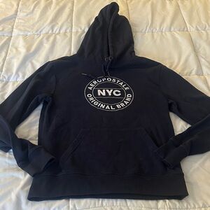 Aeropostale Men's Dark Blue Hoodie